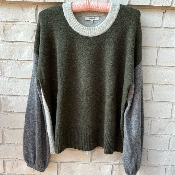 Madewell color block sweater - Picture 1 of 4